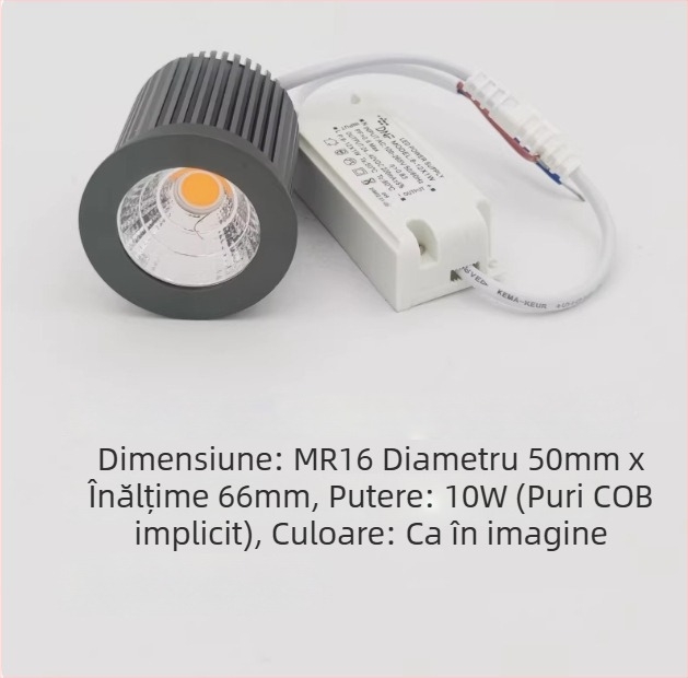 Bec LED COB pentru strung, intrare 24V/36V, 220V fără driver, downlight, lumină grilă, spot, iluminare plafon, 12V lampă