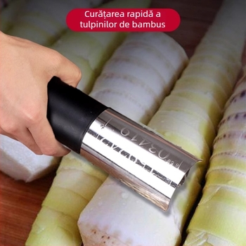 188W Curățitor electric automat, actualizat, pentru bambus, cartofi și taro