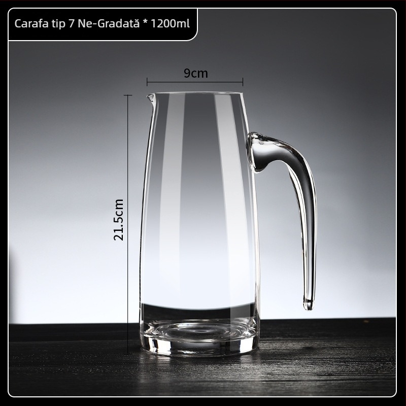 Set de decantare din sticlă cu aerator, 100 ml, pentru uz casnic