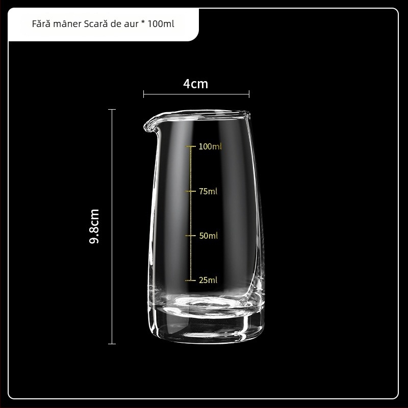 Set de decantare din sticlă cu aerator, 100 ml, pentru uz casnic