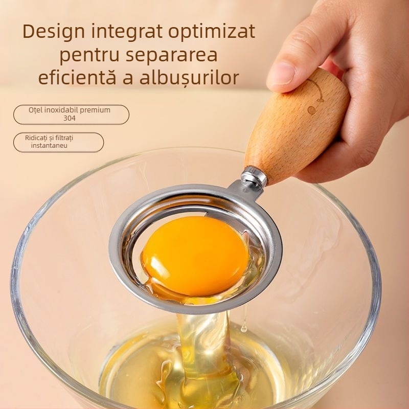Set din oțel inoxidabil pentru coacere: tel pentru ouă, spatulă pentru prăjituri, rotiță de pizza, strecurător de făină și lingură de amestecare