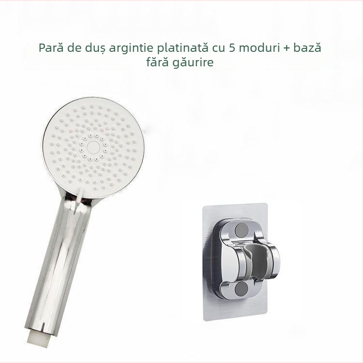 Set duș cu cap de duș presurizat pentru uz casnic, cu furtun și cap de duș tip ploaie