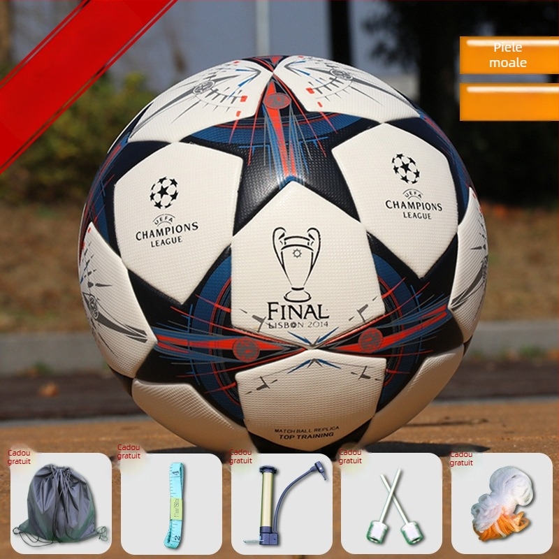 minge de fotbal durabilă, mărimea 5 pentru adulți, mărimea 4 pentru copii și elevi din învățământ primar, minge de competiție și antrenament, minge de examen