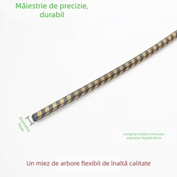 Tianwang Ansamblu ax flexibil pentru motocoasă cu rucsac – ax flexibil principal, articulație, cuplă, furtun, ax de transmisie