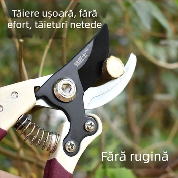 Foarfece de tăiat ramuri de pomi fructiferi, Foarfece groase pentru ramuri, Foarfece de grădină pentru tăierea florilor și a verdeții