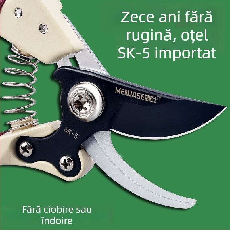 Foarfece de tăiat ramuri de pomi fructiferi, Foarfece groase pentru ramuri, Foarfece de grădină pentru tăierea florilor și a verdeții
