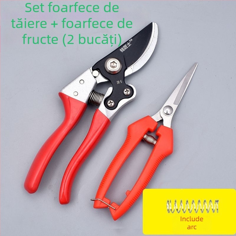 Foarfece de tăiat ramuri de pomi fructiferi, Foarfece groase pentru ramuri, Foarfece de grădină pentru tăierea florilor și a verdeții
