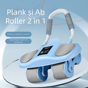 Rola abdominală cu revenire automată și suport pentru coate – echipament de fitness pentru casă