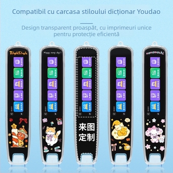 Husă transparentă Xuanyue pentru stiloul dicționar de traducere S6 Pro NetEase Youdao — rezistentă la cădere, drăguț și personalizabil