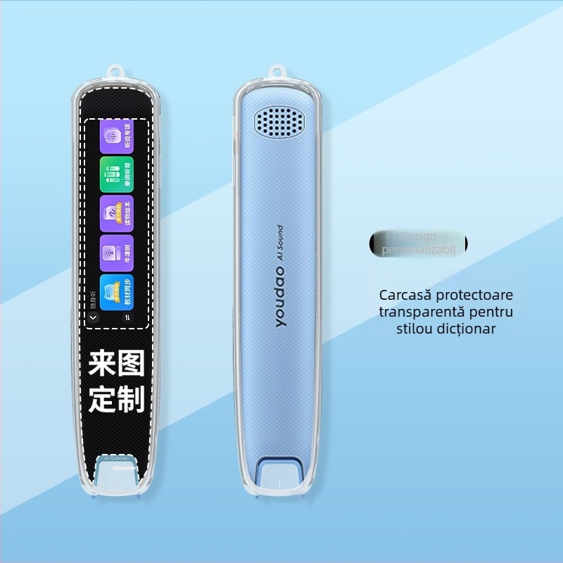 Husă transparentă Xuanyue pentru stiloul dicționar de traducere S6 Pro NetEase Youdao — rezistentă la cădere, drăguț și personalizabil