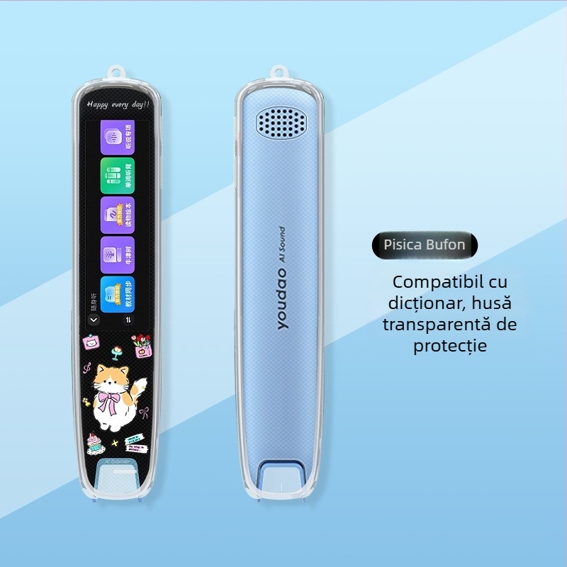 Husă transparentă Xuanyue pentru stiloul dicționar de traducere S6 Pro NetEase Youdao — rezistentă la cădere, drăguț și personalizabil