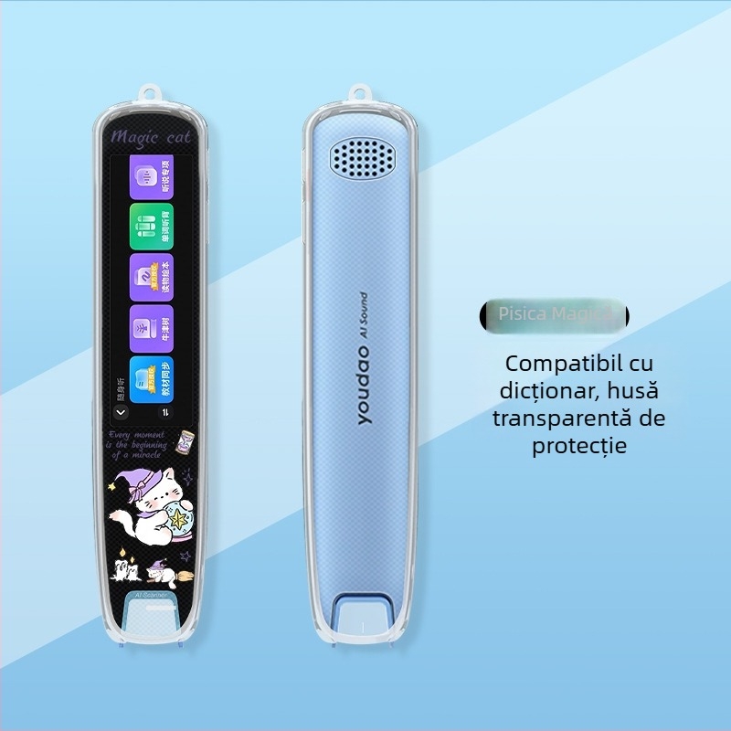Husă transparentă Xuanyue pentru stiloul dicționar de traducere S6 Pro NetEase Youdao — rezistentă la cădere, drăguț și personalizabil