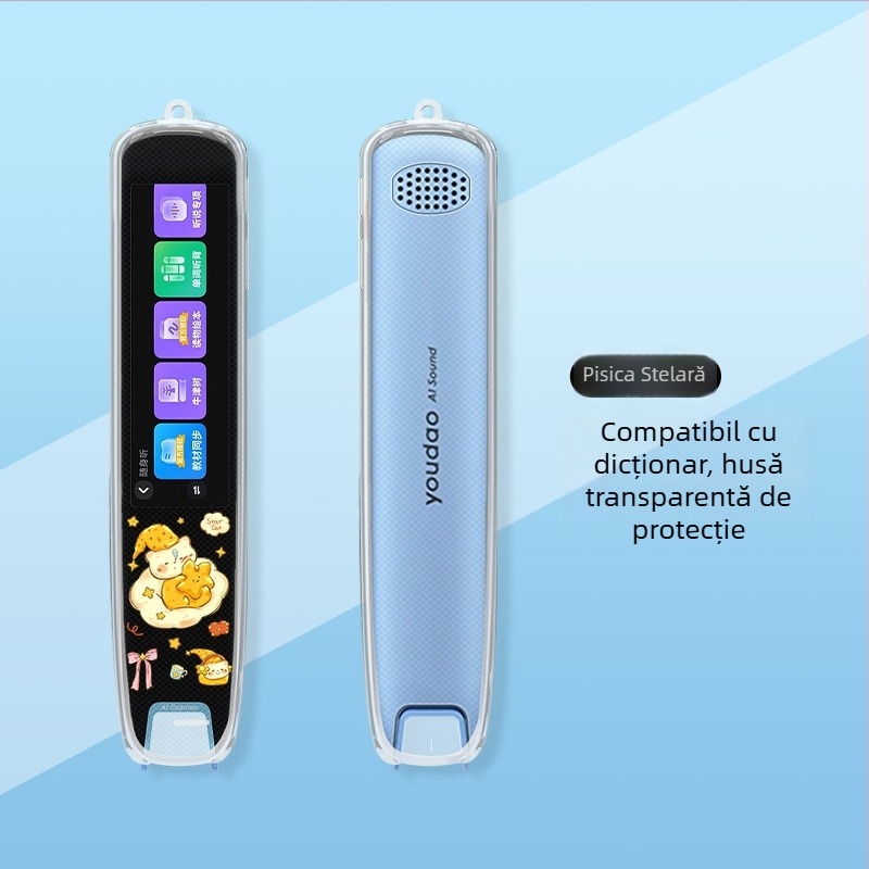 Husă transparentă Xuanyue pentru stiloul dicționar de traducere S6 Pro NetEase Youdao — rezistentă la cădere, drăguț și personalizabil