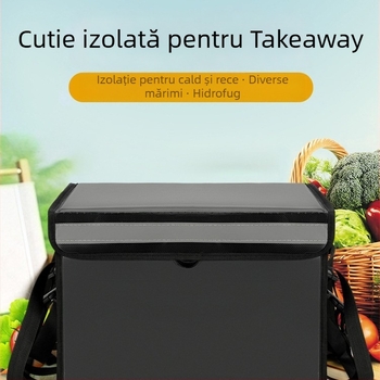 Cutie termoizolantă pentru livrare, mare capacitate, impermeabilă, cu bandă magnetică, rezistentă la zgârieturi și la ulei