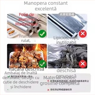 Ma Dashuai Foaie de aluminiu pentru coacere și grătar – Foi de folie de aluminiu