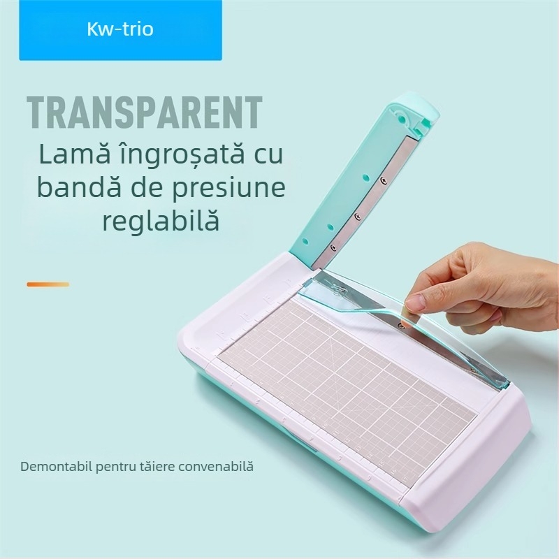 Tăietor compact pentru fotografii și carduri de vizită, tăietor portabil de hârtie, mic utilaj de tăiere