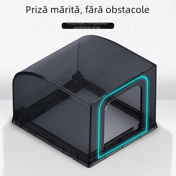 Cutie impermeabilă pentru prize tip 86, cu capac autoadeziv, pentru baie și toaletă; carcasă anti-strop pentru toaletă inteligentă