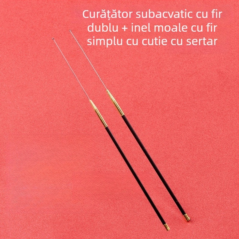 Set de unelte pentru curățarea urechii cu tijă de carbon, vârfuri de linguri pentru urechi și vârfuri cu formă de ciupercă, bețișoare de bumbac
