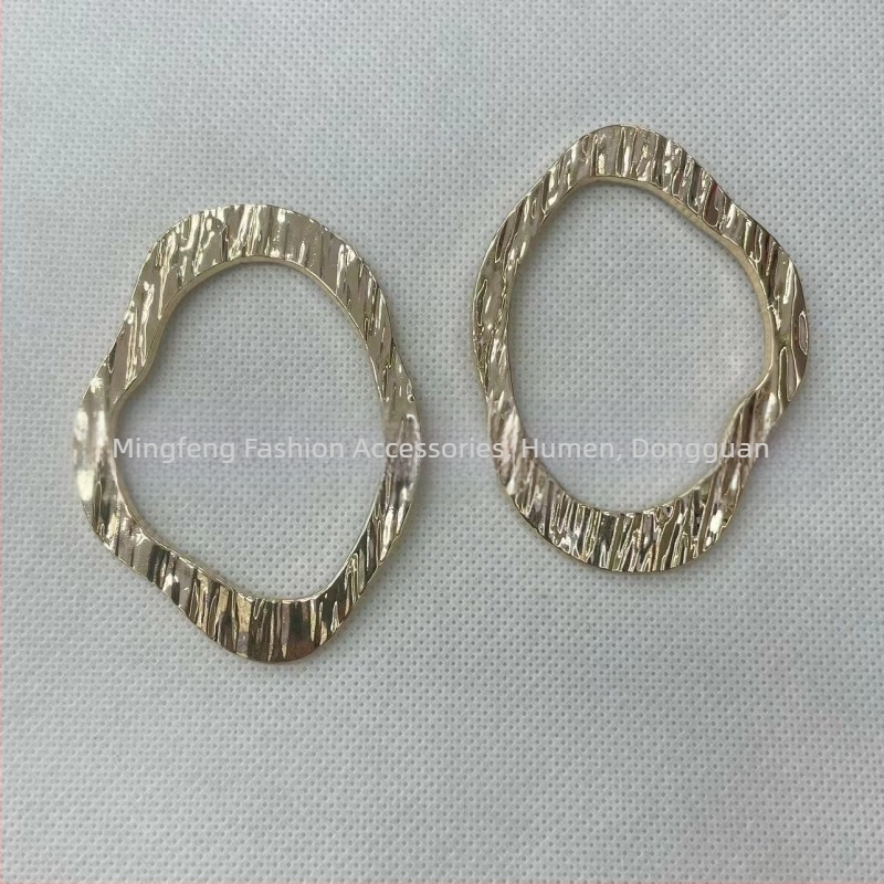 Accesorii decorative din aliaj pentru costum de baie, formă circulară neregulată