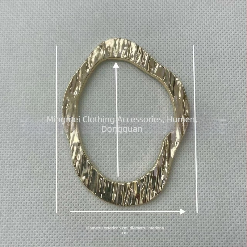 Accesorii decorative din aliaj pentru costum de baie, formă circulară neregulată