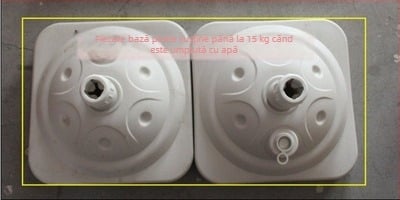 Arc de baloane alb din plastic cu 8 arce; decor pentru nunți, deschideri de magazine, zile de naștere și deschiderea grădiniței; suport detașabil