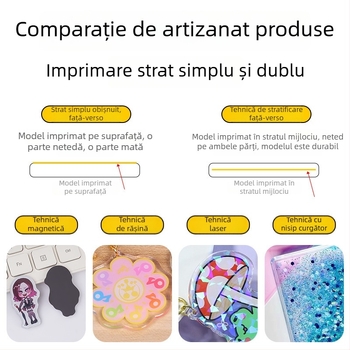 Bilete acrilice cu nisip curgător, personaje de desene animate personalizate, carduri gravate cu laser, poștale cu stele, decorațiuni și semne de carte