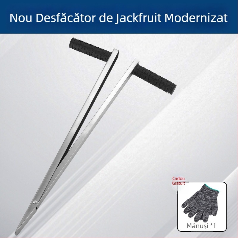 Instrument mare de coring pentru jackfruit, lamă din oțel inoxidabilă pentru extragerea și divizarea miezului