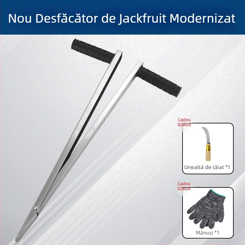 Instrument mare de coring pentru jackfruit, lamă din oțel inoxidabilă pentru extragerea și divizarea miezului