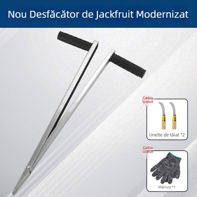 Instrument mare de coring pentru jackfruit, lamă din oțel inoxidabilă pentru extragerea și divizarea miezului