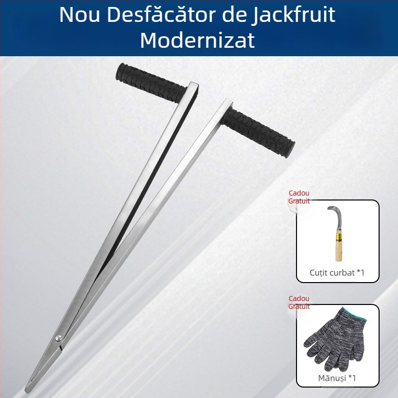 Instrument mare de coring pentru jackfruit, lamă din oțel inoxidabilă pentru extragerea și divizarea miezului