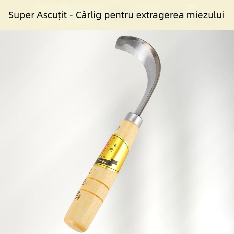 Instrument mare de coring pentru jackfruit, lamă din oțel inoxidabilă pentru extragerea și divizarea miezului