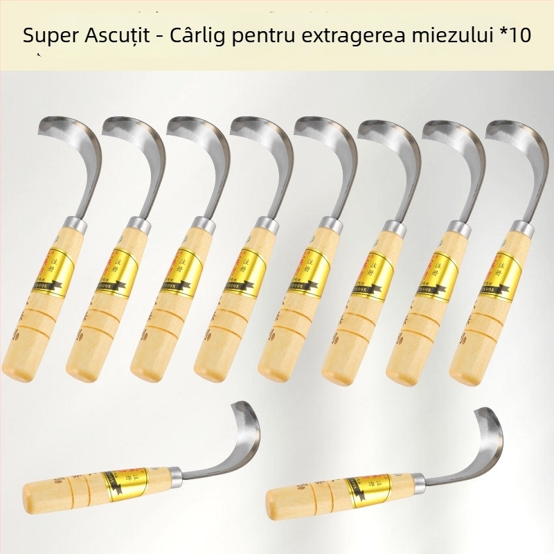 Instrument mare de coring pentru jackfruit, lamă din oțel inoxidabilă pentru extragerea și divizarea miezului