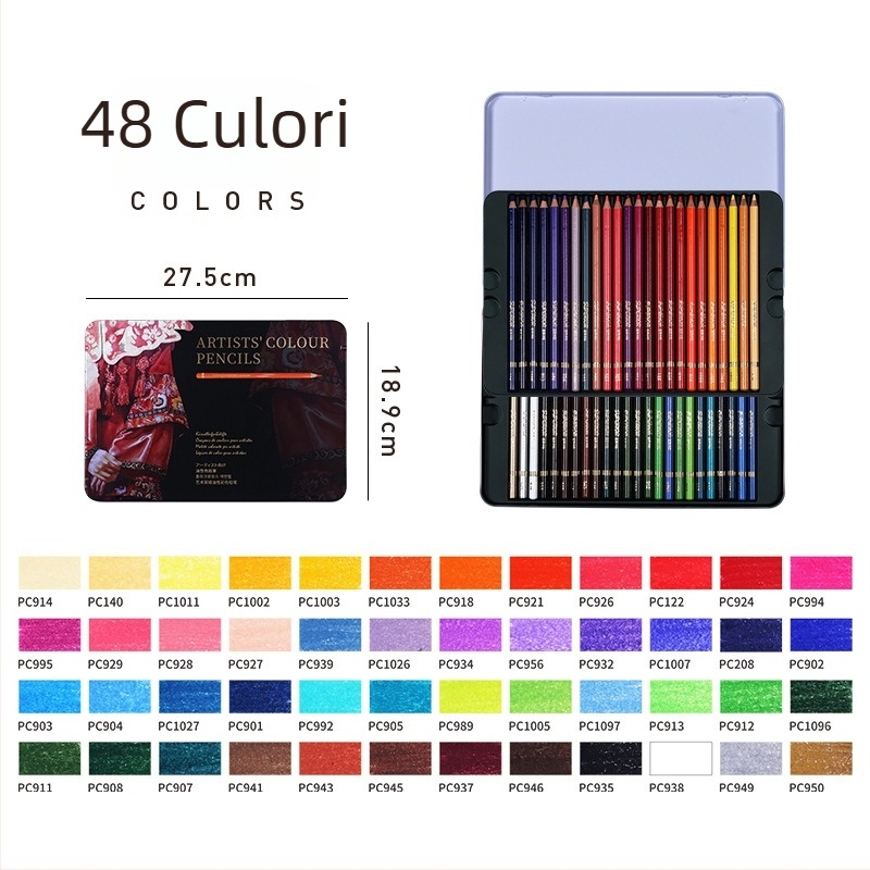 Creioane colorate pe bază de ulei Xiupu Fulai pentru studenți la artă, set de 48 sau 120 culori