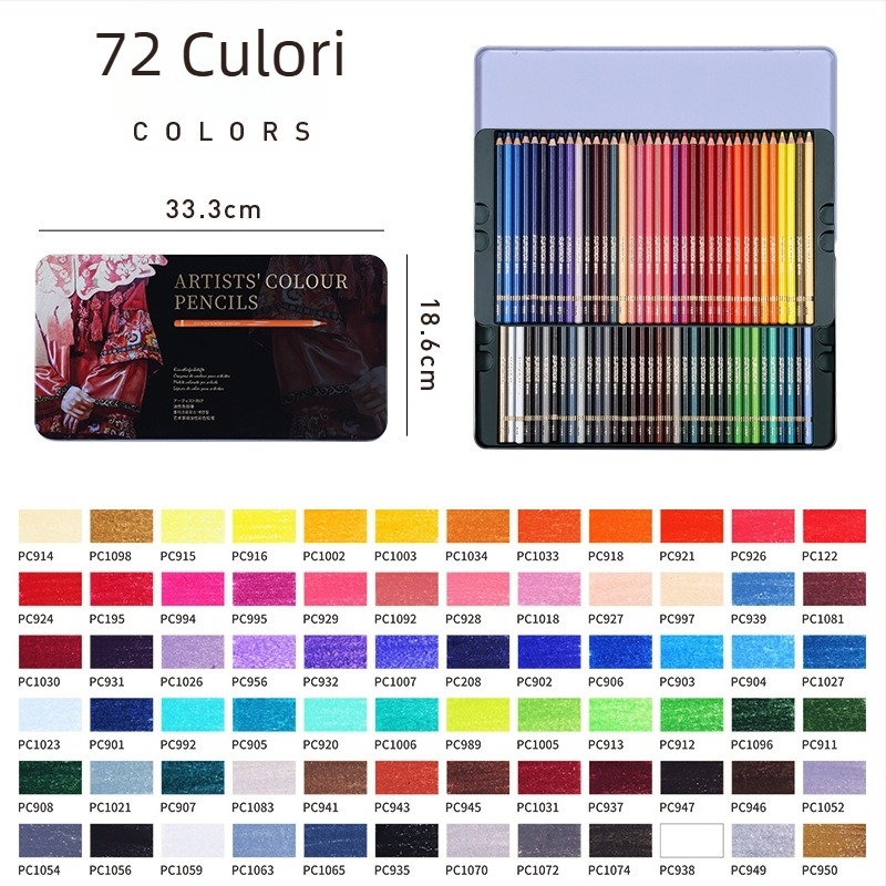 Creioane colorate pe bază de ulei Xiupu Fulai pentru studenți la artă, set de 48 sau 120 culori