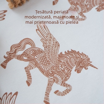 Cearșaf cu elastic pentru pătuț, impermeabil la urină, 100% bumbac, clasă A, husă pentru saltea mare pentru copii