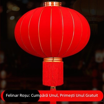 Set de două felinare roșii pentru poartă și balcon, exterior, Anul Nou Chinezesc 2025