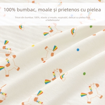 Cearșaf de pat pentru bebeluși, bumbac 100%, gros, patchwork, dimensiuni 1,2 × 1,5 m