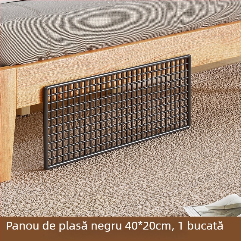 Panou de barieră sub pat pentru dormitor — protecție anti pisică, plasă metalică pentru blocarea spațiilor, protecție a pragului ferestrei