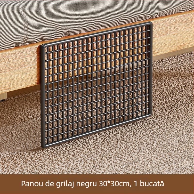 Panou de barieră sub pat pentru dormitor — protecție anti pisică, plasă metalică pentru blocarea spațiilor, protecție a pragului ferestrei