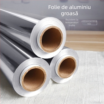 Folie de aluminiu și hârtie de copt pentru gătit și grătar, pentru împachetarea peștilor; rezistentă la cuptor; compatibilă cu friteuză cu aer.