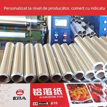 Folie de aluminiu și hârtie de copt pentru gătit și grătar, pentru împachetarea peștilor; rezistentă la cuptor; compatibilă cu friteuză cu aer.