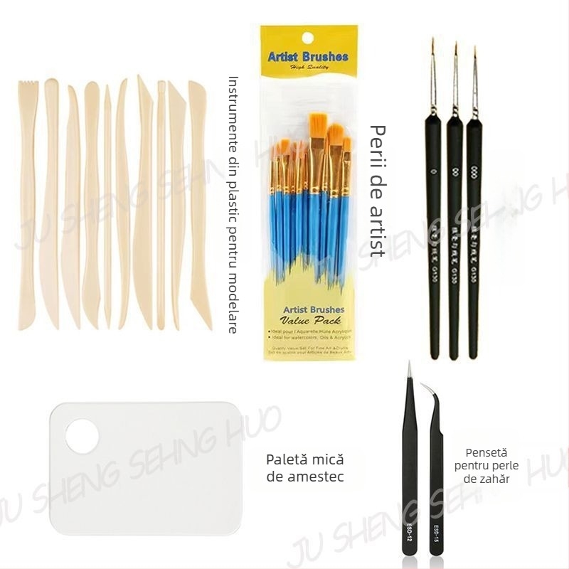 Spatulă pentru tort și cremă, instrument de decor fondant și spatulă pentru decor cu pastă de fasole de ciocolată