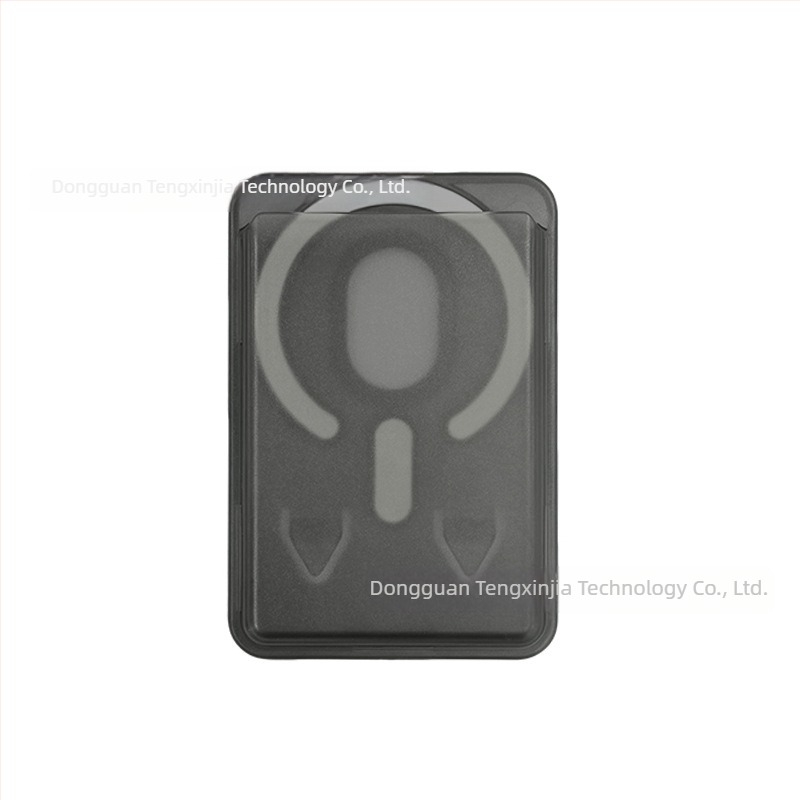 Suport magnetic transparent cu slot pentru carduri pentru iPhone, finisaj mat, în nuanțe variate