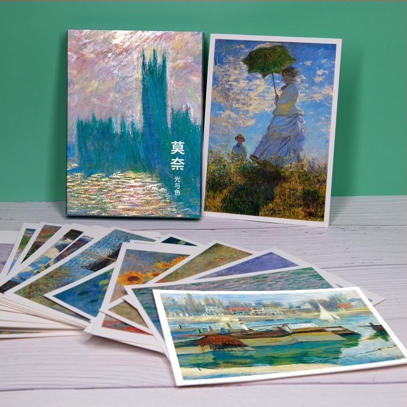 Monet: Lumină și Culoare – 32 postale cu peisaje impresioniste