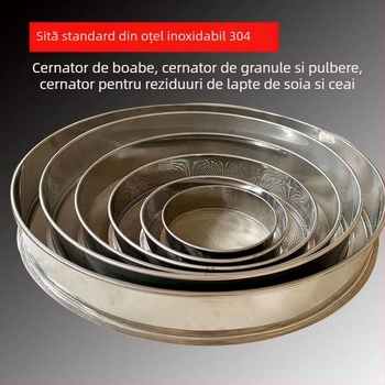 Sită din oțel inoxidabil 304 pentru probe, plasă 2-600, sită de laborator cu plasă 100 pentru medicina tradițională chineză