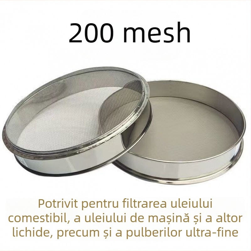 Sită din oțel inoxidabil 304 pentru probe, plasă 2-600, sită de laborator cu plasă 100 pentru medicina tradițională chineză