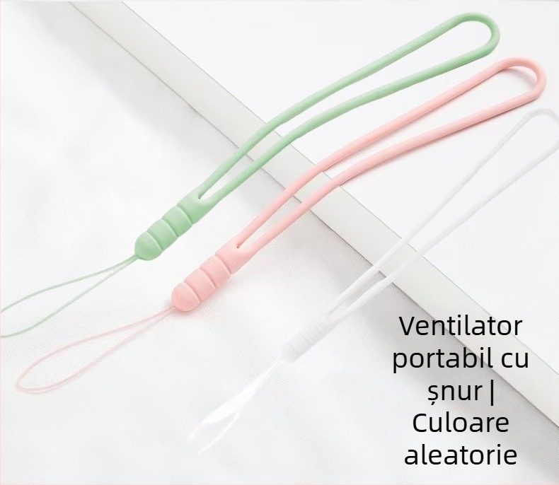 Ventilator de mână mini cu turbină, portabil, încărcare USB, pentru exterior