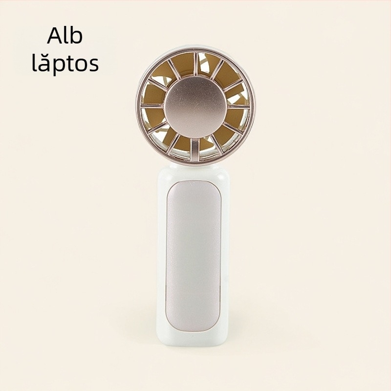 Ventilator de mână mini cu turbină, portabil, încărcare USB, pentru exterior