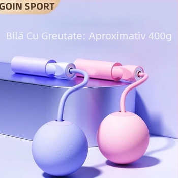 Coardă de sărit fără fir pentru arderea grăsimilor și fitness – antrenament cu greutăți pentru adulți și copii