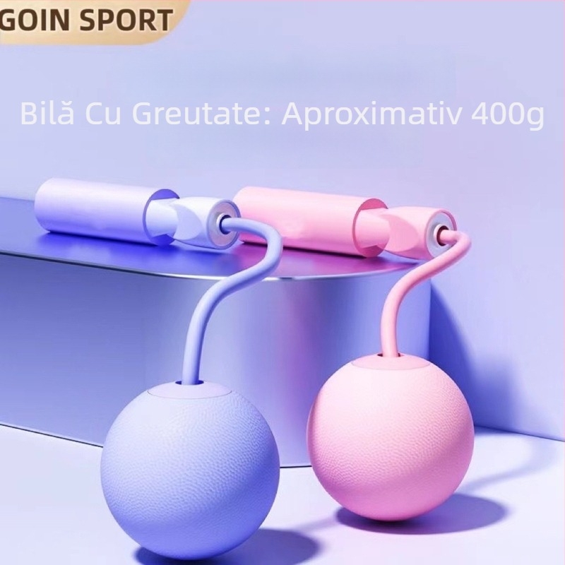 Coardă de sărit fără fir pentru arderea grăsimilor și fitness – antrenament cu greutăți pentru adulți și copii